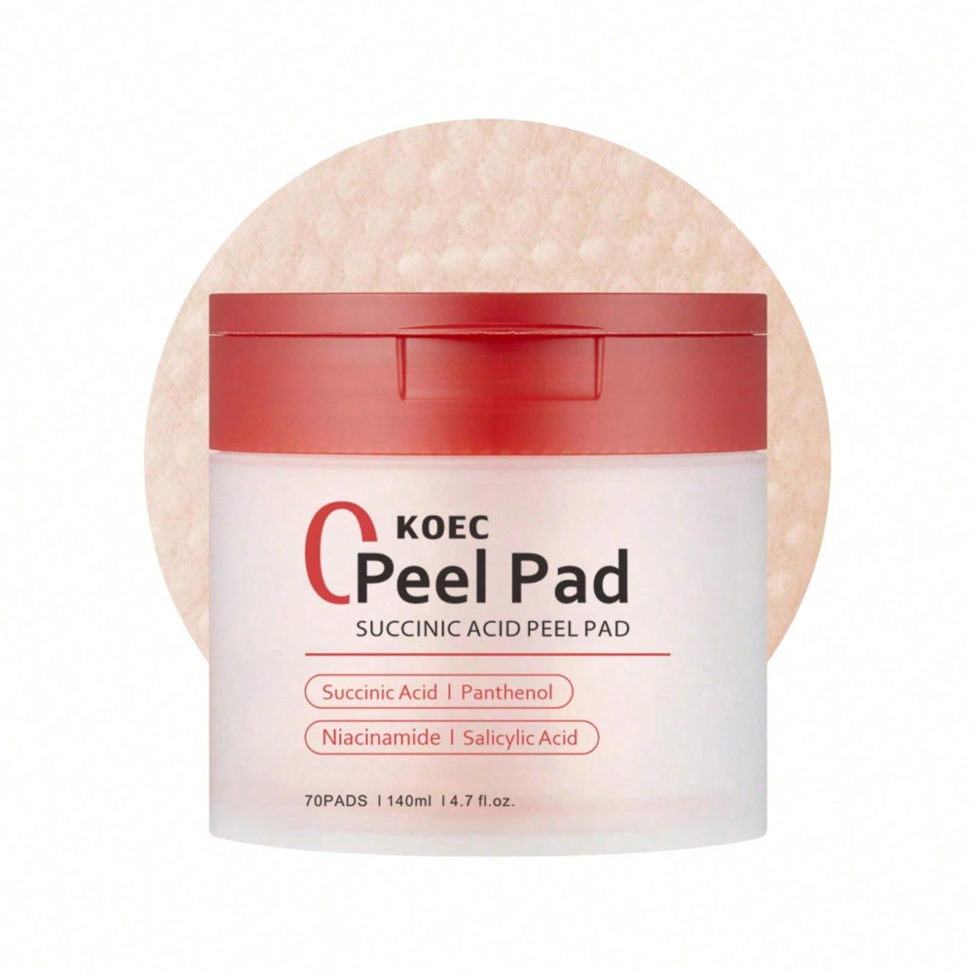 トナーパッド レッドサクシニン酸パンテノール配合 フェイシャ - Skincare Non Comedogenic のレビューと価格