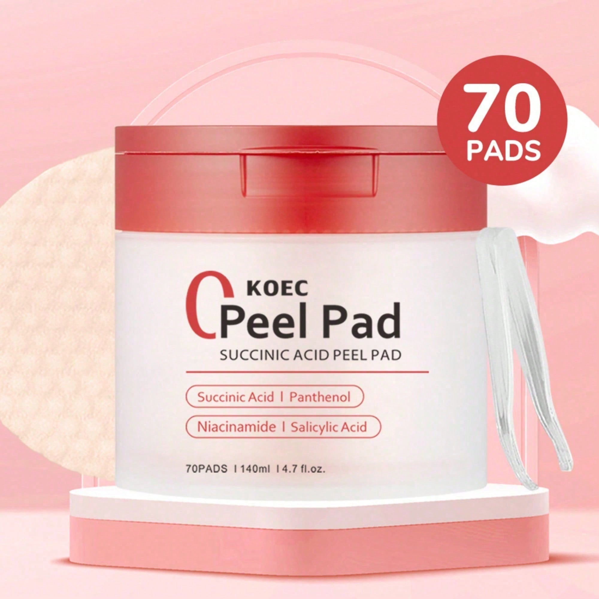 トナーパッド レッドサクシニン酸パンテノール配合 フェイシャ - Skincare Non Comedogenic のレビューと価格