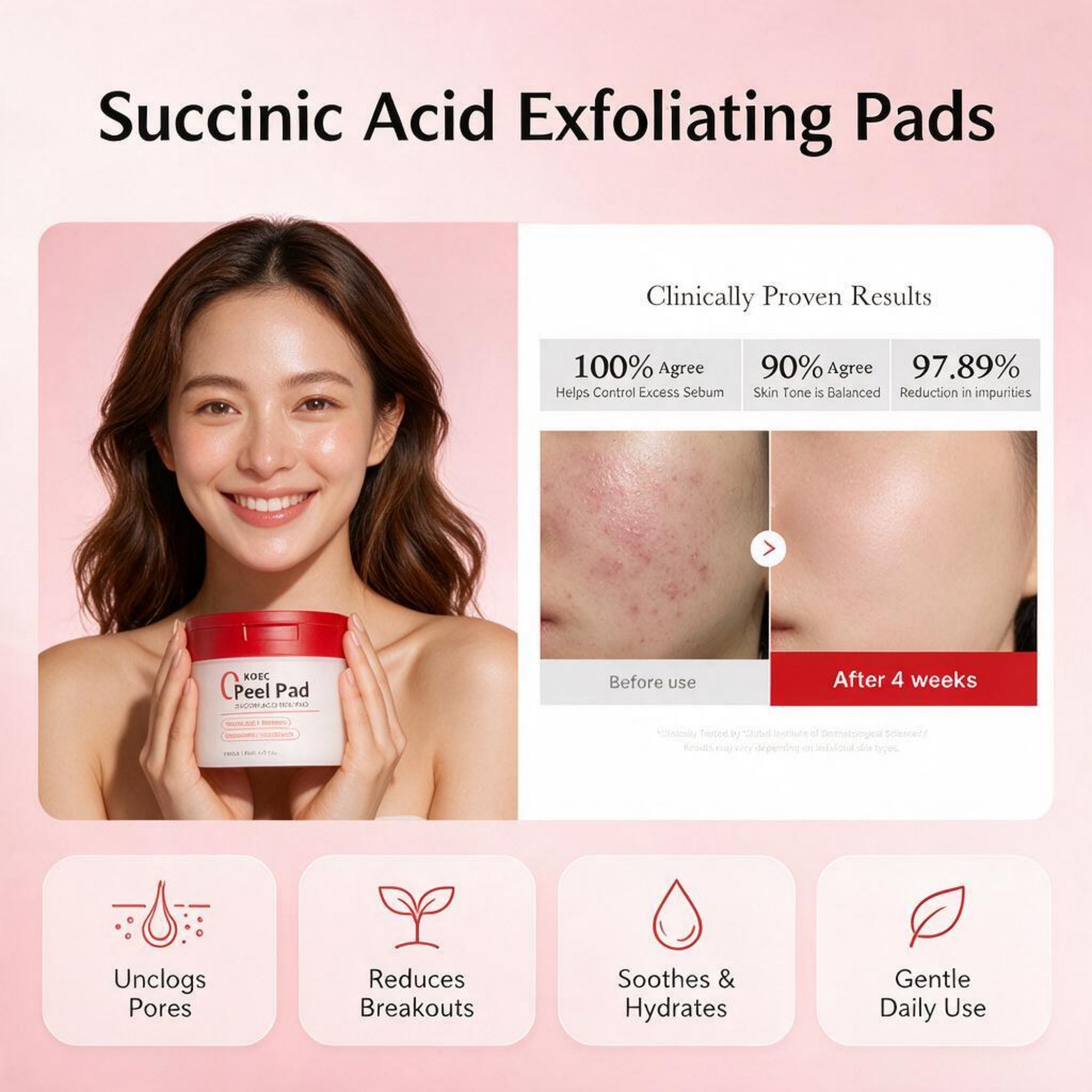 2026年新発売 レッドサクシニック酸＆パンテノール配合 フ - Skincare Non Comedogenic のレビューと価格